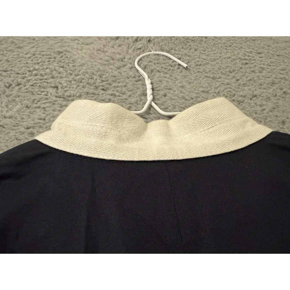 TORY BURCH Navy White Tory Tunic Dress Size 2 Cruise Resort‎